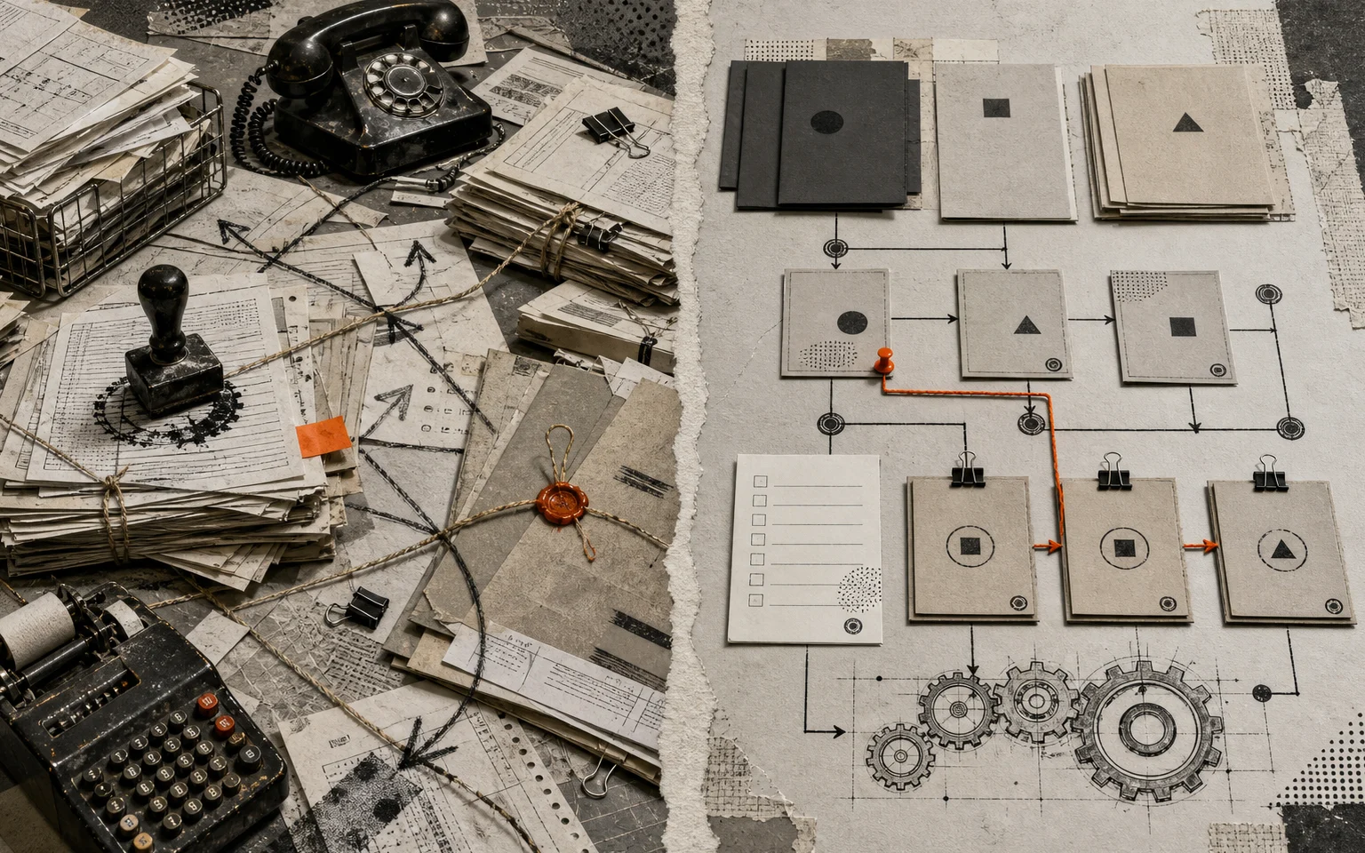 Visualisierung und Abbildung zum Artikel workflow-automation-ideen-mittelstand